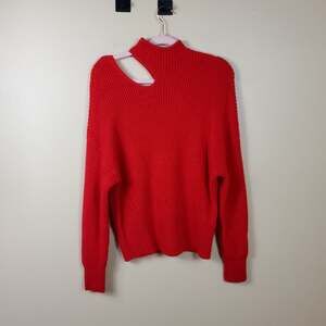 The Fifth Label The Waking Hour Turtle Neck Sweater in Red Size M